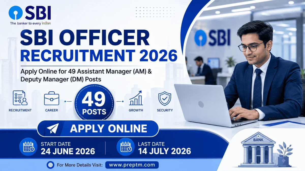 SBI Law Officer Recruitment 2026: Apply for 49 AM & DM Posts